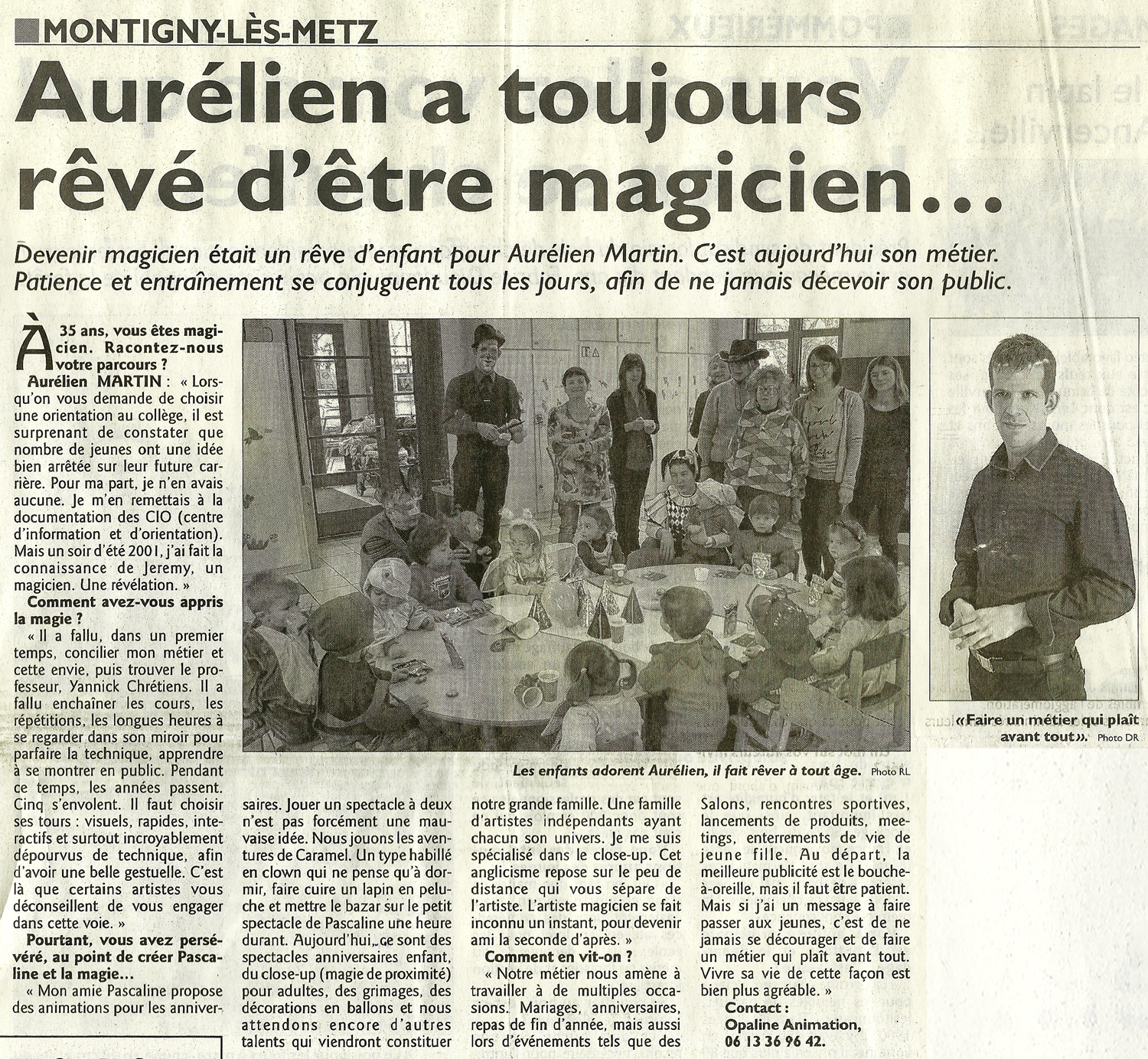 Magicien Aurelien Martin Metz Nancy Luxembourg